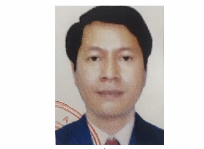 Bị can Trần Hữu Giang.