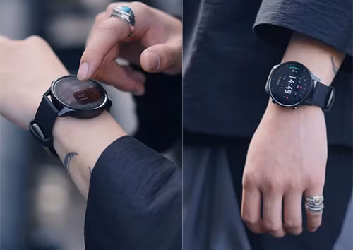 Mi Watch Color với thiết kế mặt tròn. Ảnh: Gizchina