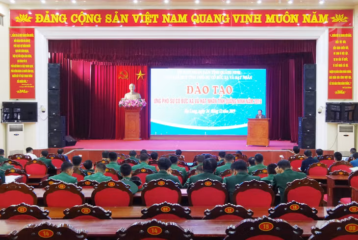 Quang cảnh đào tạo.