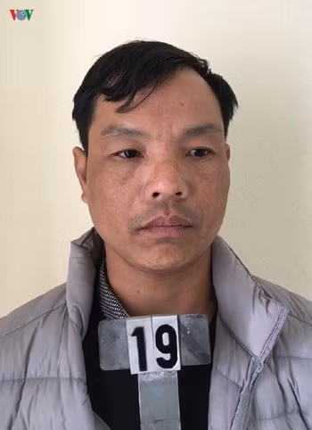 Đối tượng Trần Văn Đức tại cơ quan điều tra.