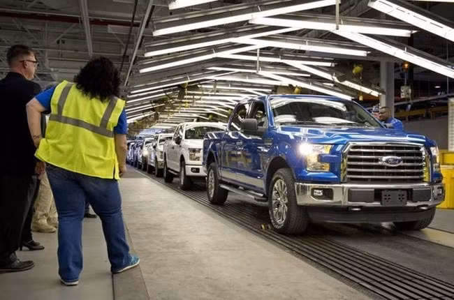Một nhà máy lắp ráp ôtô của hãng Ford. (Ảnh: The Kansas City Star)