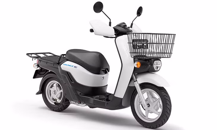 Benly E với ngoại hình độc đáo, chỉ chở một người và dùng động cơ điện. Ảnh: Honda