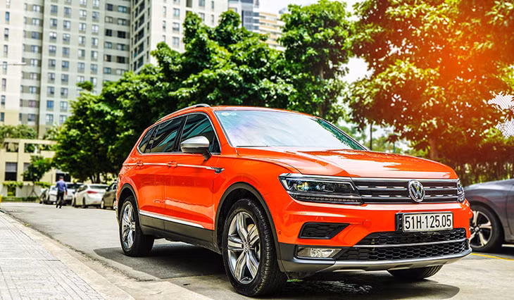 SUV 7 chỗ Tiguan Allspace tại Việt Nam có thiết kế kiểu Châu Âu.