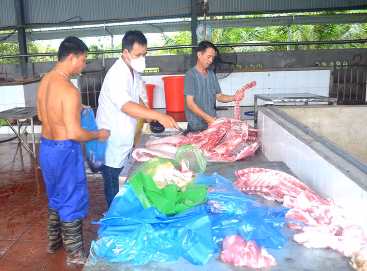 Cơ sở giết mổ giảm khoảng 60 con lợn/ngày vào mùa dịch