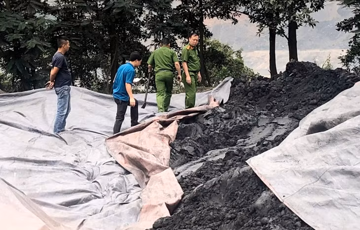 bắt than trái phép tại Cẩm Phả