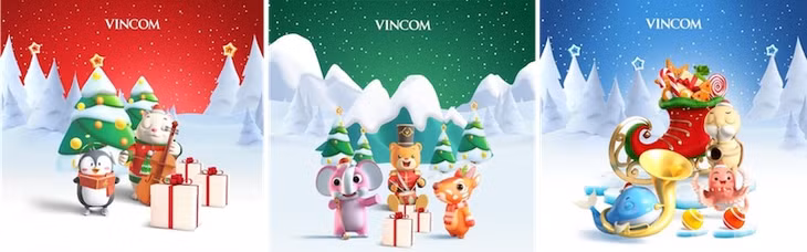 Những tấm thiệp popup mang lại trải nghiệm AR khác biệt là món quà ý nghĩa Vincom dành tặng khách hàng