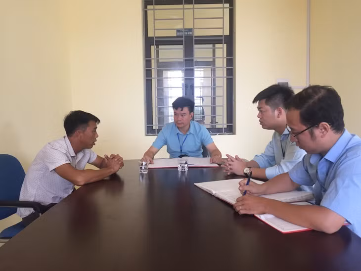 Chủ tịch UBND xã Thống Nhất tiếp, giải quyết nội dung kiến nghị của công dân, tháng 8/2019