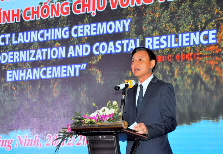 Thứ trưởng Thường trực Bộ Nông nghiệp và Phát triển nông thôn Hà Công Tuấn phát biểu khai mạc hội nghị.
