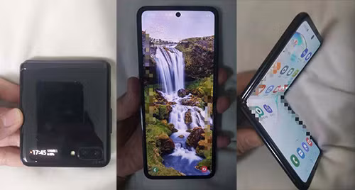 Ảnh được cho là Galaxy Fold 2. Ảnh: Weibo.
