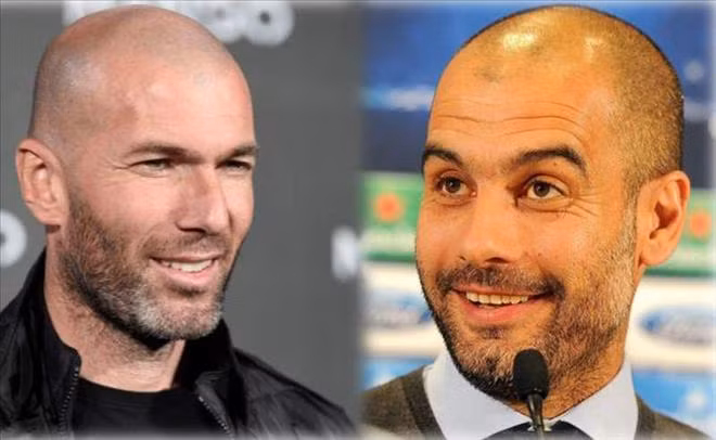 Người hâm mộ thích thú chờ cuộc đấu trên băng ghế chỉ đạo giữa Pep Guardiola và Zidane