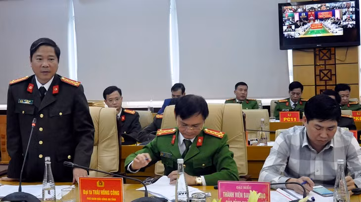 Đại tá Đỗ Văn Lực, Giám đốc Công an tỉnh, Phó trưởng ban Thường trực BCĐ tỉnh triển khai nhiệm vụ trọng tâm công tác phòng chống tội phạm, tệ nạn xã hội và xây dựng phong trào Toàn dân bảo vệ ANTQ năm 2020.
