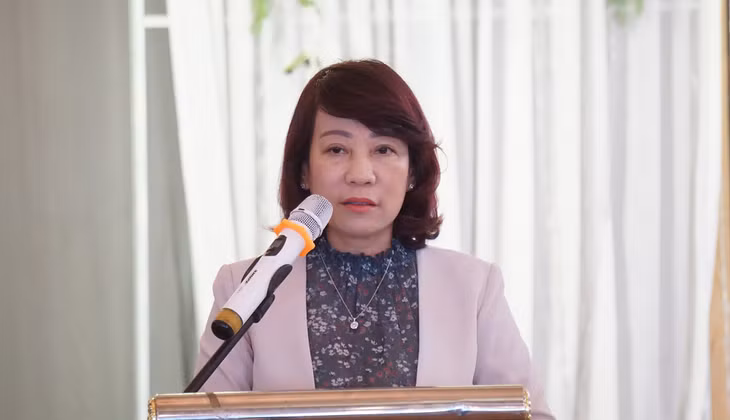 đồng chí Vũ Thị Thu Thủy, Phó Chủ tịch UBND tỉnh phát biểu chỉ đạo tại hội nghị.