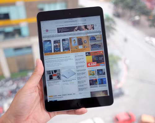 iPad Mini Retina. Ảnh: Tuấn Hưng.
