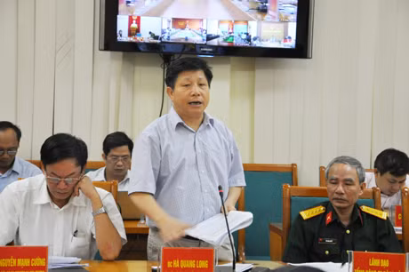 Lãnh đạo Sở VHTT,DL báo cáo hoạt động của ngành.