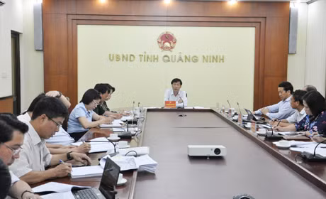 Đồng chí Nguyễn Văn Đọc, Bí thư Ban Cán sự Đảng, Chủ tịch UBND tỉnh kết luận cuộc họp.
