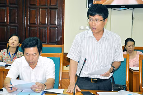 Lãnh đạo Sở Xây dựng báo cáo đề án