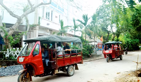 Minh Châu ngày càng sầm uất hơn.