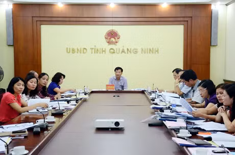 Đồng chí Nguyễn Văn Đọc, Phó Bí thư Tỉnh ủy, Chủ tịch UBND tỉnh, Chủ tịch Hội đồng thẩm định Đề án các sở, ban, ngành trực thuộc UBND tỉnh kết luận buổi thẩm định.
