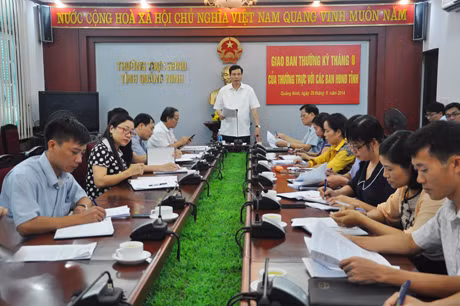 Đồng chí Nguyễn Đức Long, Phó Bí thư Tỉnh ủy, Chủ tịch HĐND tỉnh kết luận cuộc họp.