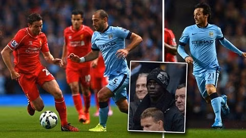 Man City đánh bại Liverpool trước sự chứng kiến của Balotelli