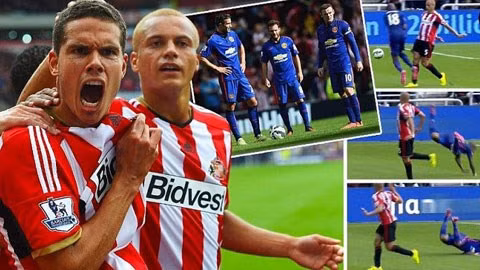 M.U bất lực trước lối chơi kỷ luật của Sunderland