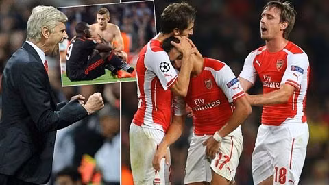 Arsenal nhọc nhằn giành vé vào vòng bảng Champions League