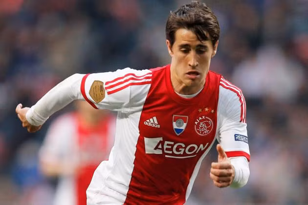 Krkic trong màu áo Ajax ở mùa giải trước
