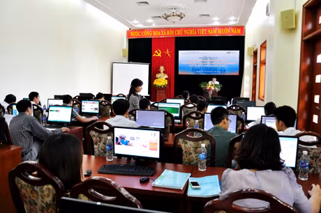 Quang cảnh khoá học.