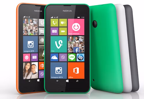 Nokia Lumia sẽ bán ra với bốn màu.