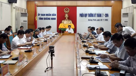 Đồng chí Nguyễn Văn Đọc, Chủ tịch UBND tỉnh kết luận phiên họp.