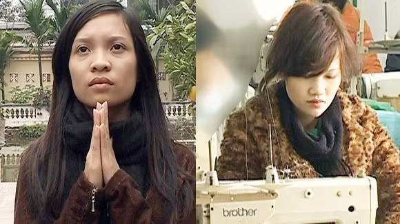  Hai chị em Luyến (trái) và Ngoan