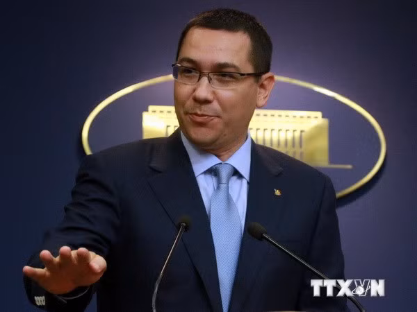  Thủ tướng Romania Victor Ponta. (Nguồn: THX/TTXVN)