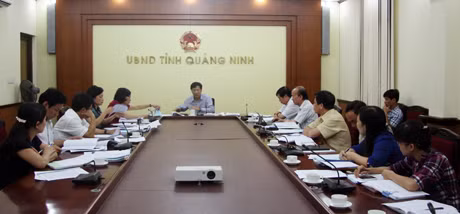 Đồng chí Nguyễn Văn Đọc, Chủ tịch UBND tỉnh kết luận cuộc họp.