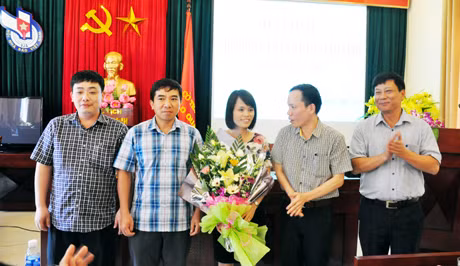 Ban Chấp hành Chi hội Hội Nhà báo Báo Quảng Ninh nhiệm kỳ 2014-2017.