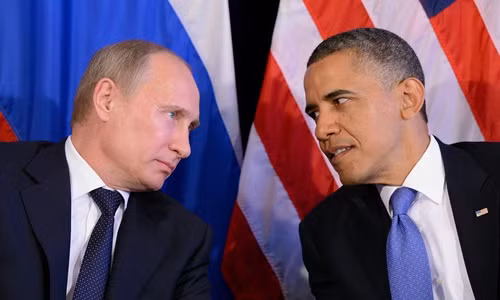 Tổng thống Nga Putin và người đồng cấp Mỹ Obama sẽ thảo luận về Syria cùng nhiều vấn đề liên quan khác trong cuộc gặp mặt ngày 28/9. Ảnh: AFP