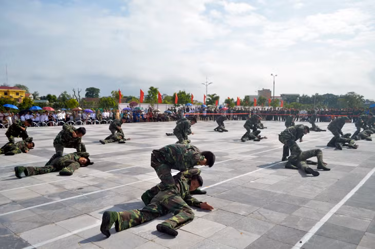 Màn đồng diễn võ thuật 