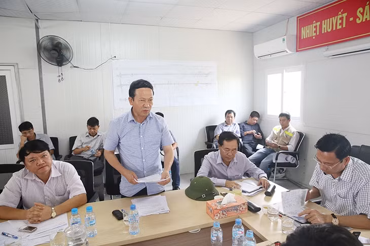 Nguyễn Văn Thành, Phó Chủ tịch UBND tỉnh phát biểu tại cuộc làm việc