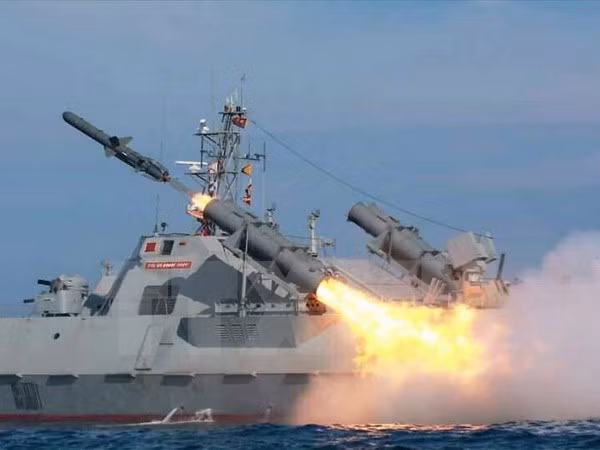  Triều Tiên bắn thử tên lửa chống hạm kiểu mới. (Nguồn: Yonhap/TTXVN)