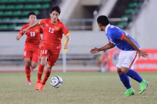 U19 Việt Nam rộng cửa giành vé dự vòng chung kết U19 châu Á. Ảnh: Trung Kính.