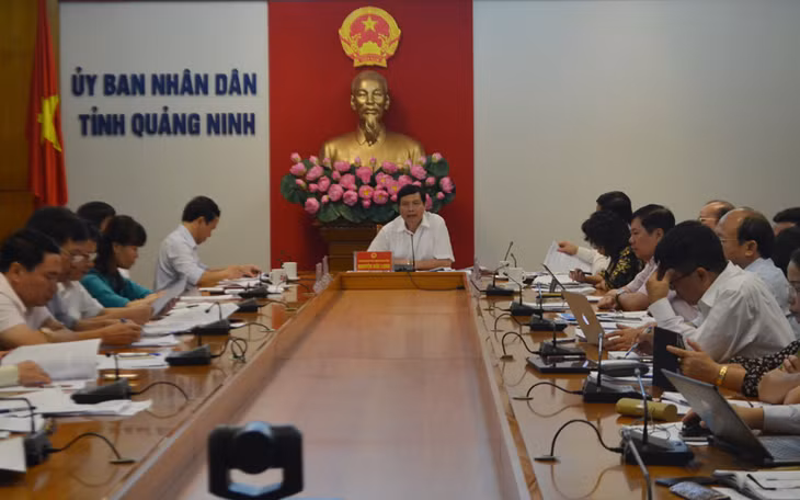 Đồng chí Nguyễn Đức Long, Chủ tịch UBND tỉnh kết luận tại buổi làm việc
