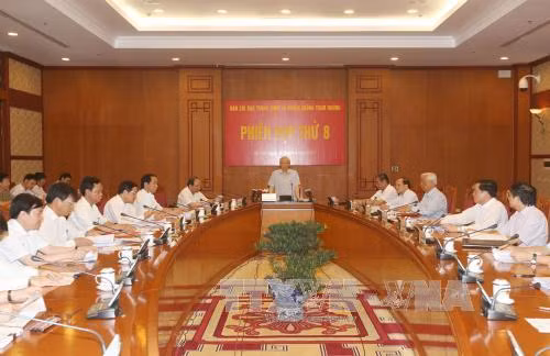 Ban Chỉ đạo Trung ương về phòng, chống tham nhũng tiến hành Phiên họp thứ 8. Ảnh TTXVN
