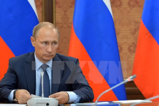  Tổng thống Nga Vladimir Putin. (Nguồn: AFP/TTXVN)