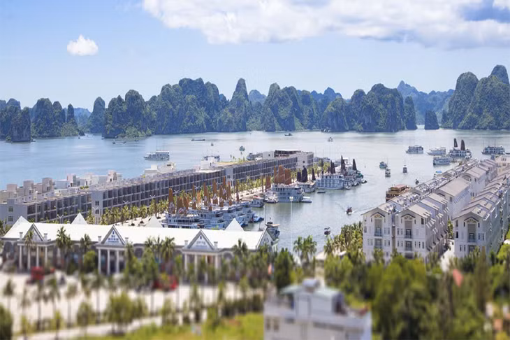 Bến cảng số 1 được đầu tư hiện đại, đáp ứng nhu cầu đưa khách tham quan vịnh Hạ Long của các phương tiện thủy.