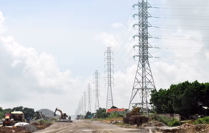 Toàn bộ cột điện 110kV thuộc dự án đấu nối 110kV sau trạm biến áp 220kV Hải Hà đã hoàn tất các hạng mục.
