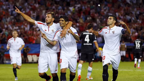 Sevilla từng có những kỷ niệm đẹp tại Juventus Arena cùng chức vô địch Europa League 2014