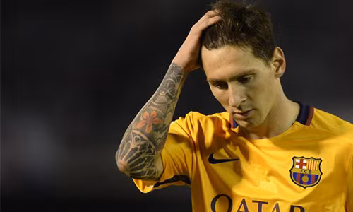 Messi không có phong độ cao trong trận đấu tối 23/9. Ảnh: AFP