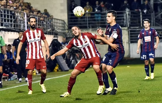  Koke sẽ phải nghỉ trận tiếp theo của Atletico. Ảnh: internet