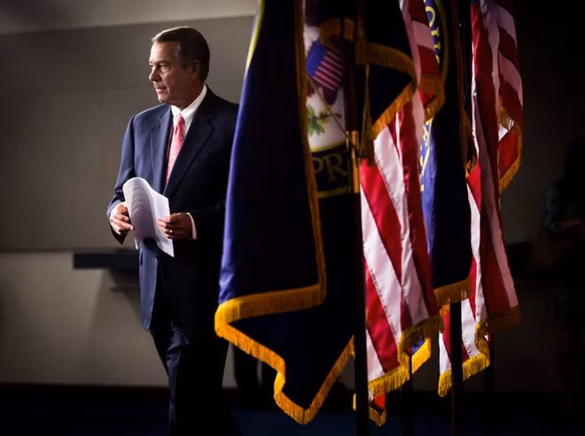 Chủ tịch Hạ viện Mỹ John Boehner. (Nguồn: The New York Times) 