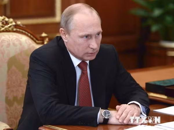 Tổng thống Nga Vladimir Putin. (Nguồn: AFP/TTXVN)