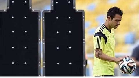 Fabregas bị HLV Del Bosque tước quyền tập luyện